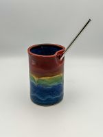 Cup with straw