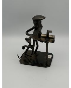 Mail Carrier and dog