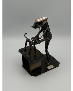 Veterinarian and dog 